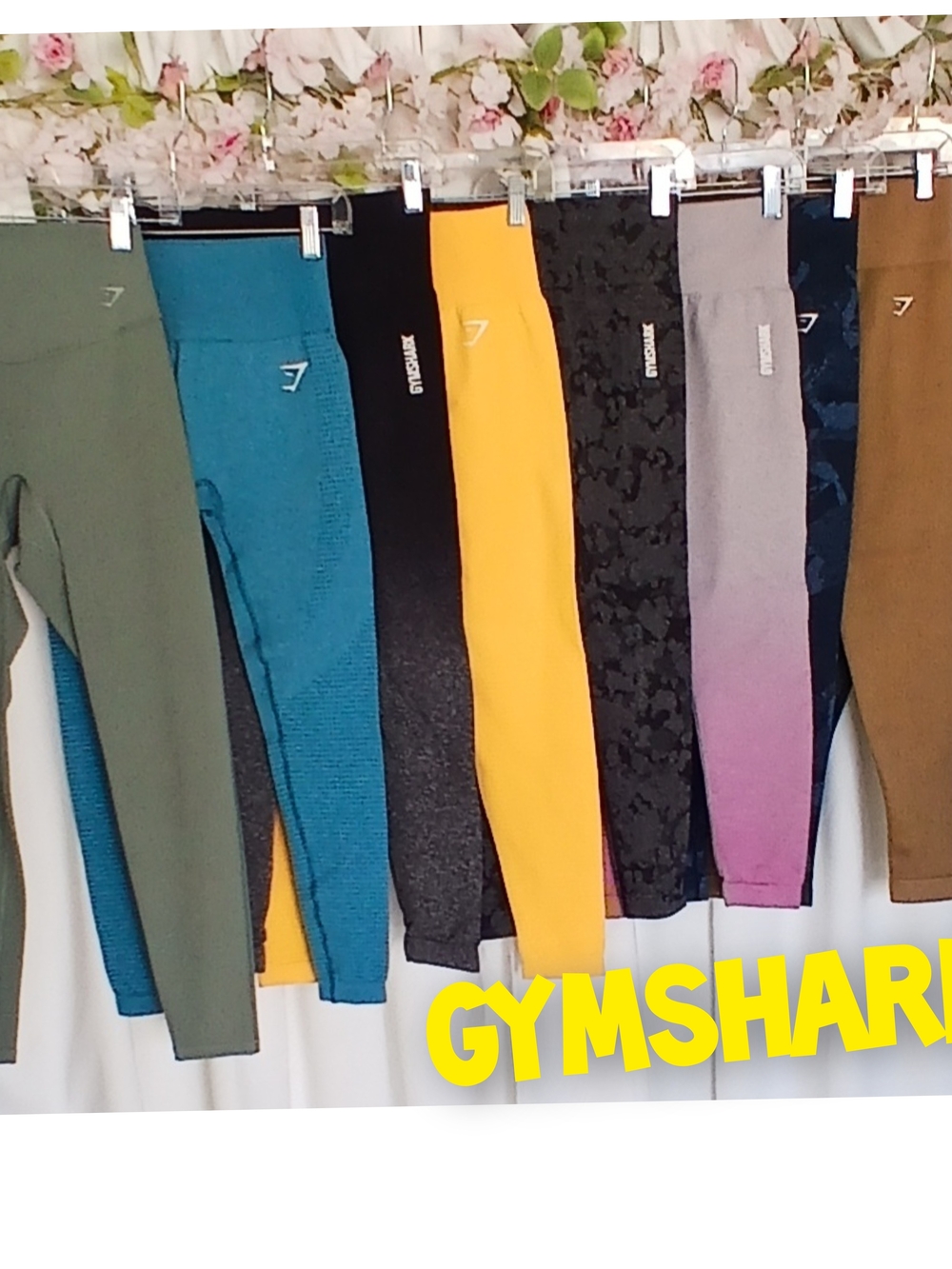Gymshark Active BUNDLE 10 Leggings Assortment Diferent Sizes XS,S,M,L